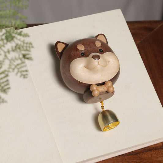 Handcrafted Wooden Dog Bell